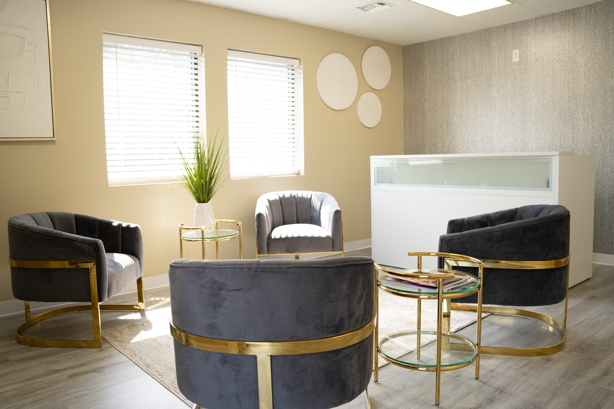 Emerge Spa reception area